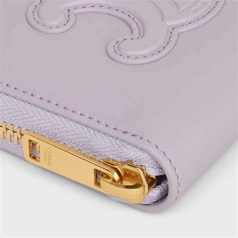 CELINE Shiny Calfskin Triomphe Lilac 1524797 